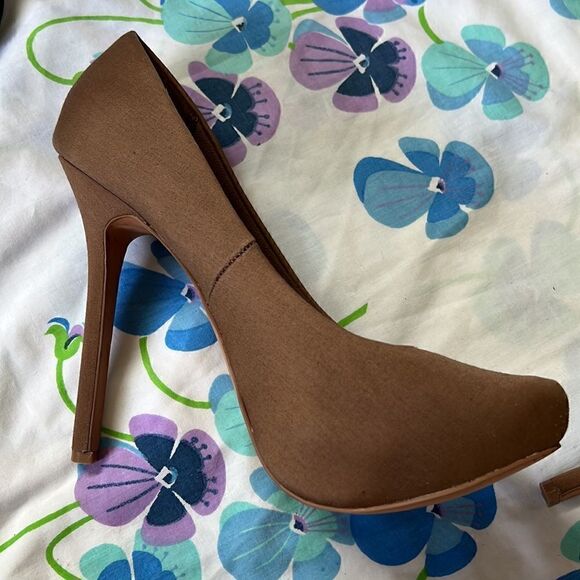 Bershka Shoes Heels Matte Satin - Picture 7 of 12